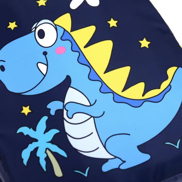 Blue dinosaur Kids backpack - Picture 3 of 8